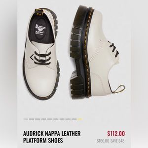 Doc marten Nappa audrick platforms women’s size 9